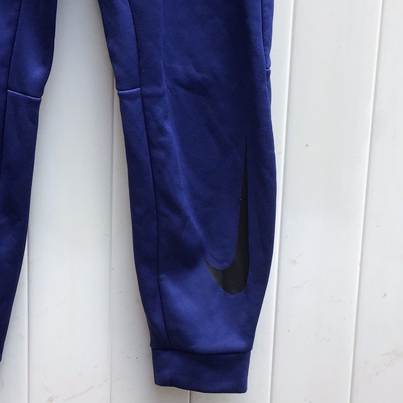 Nike track sweatpants Blue black joggers - Picture 2 of 4